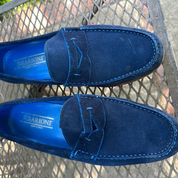 Barioni Other - Barioni Blue Loafers Slip-Ons Elegant Design